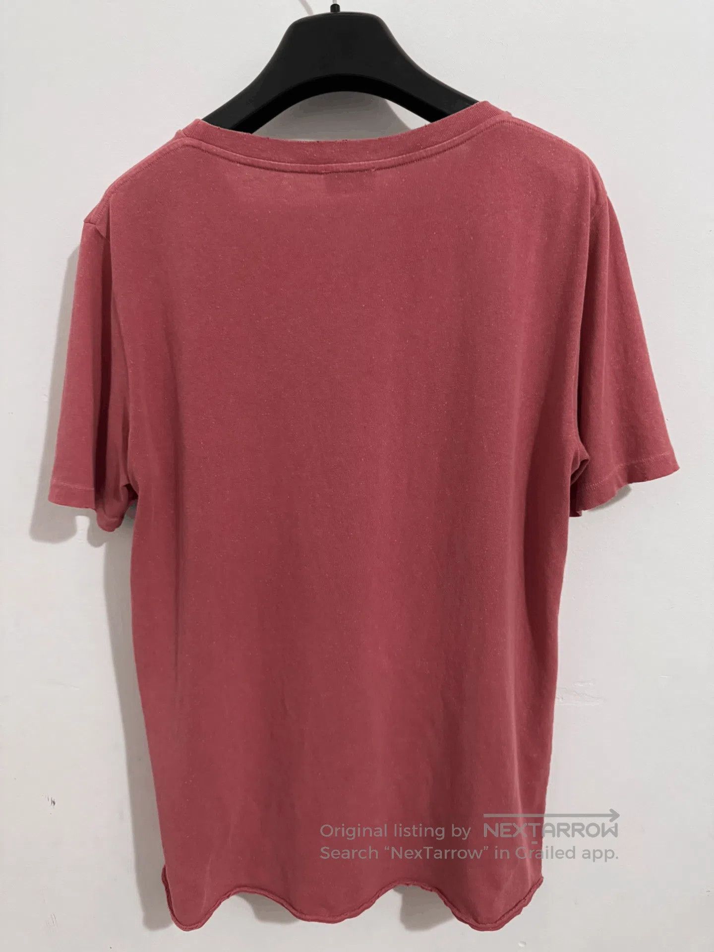 Saint Laurent Pink Logo T-Shirt.