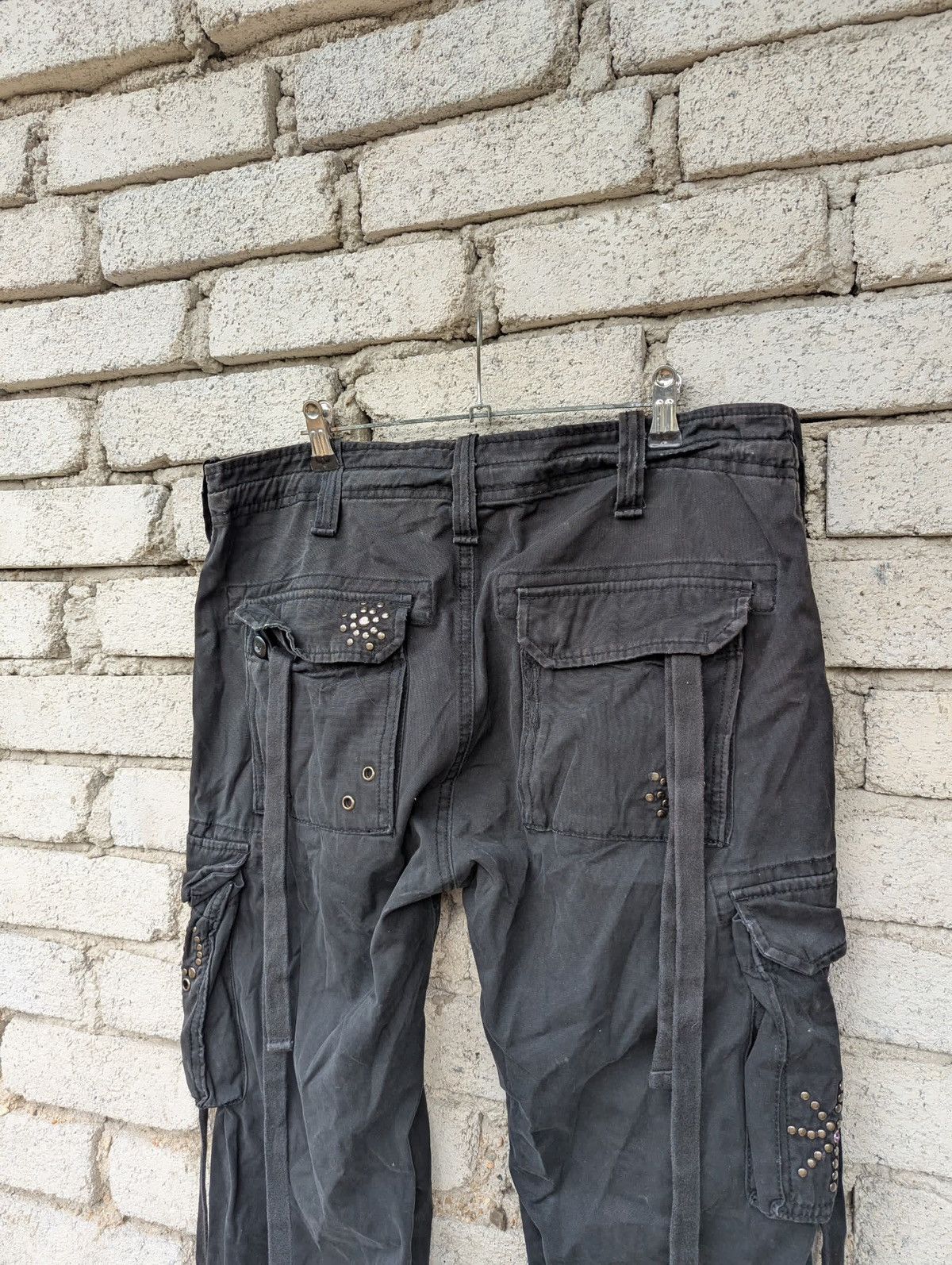 Vintage Drawstring Design Punk Royal Blue Y2K Pants Size US 34 / EU 50 - 5 Thumbnail