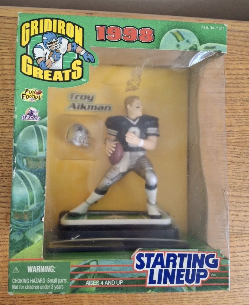 Other STARTING LINEUP TROY AIKMAN 1998 GRIDIRON GREATS Size ONE SIZE - 1 Thumbnail