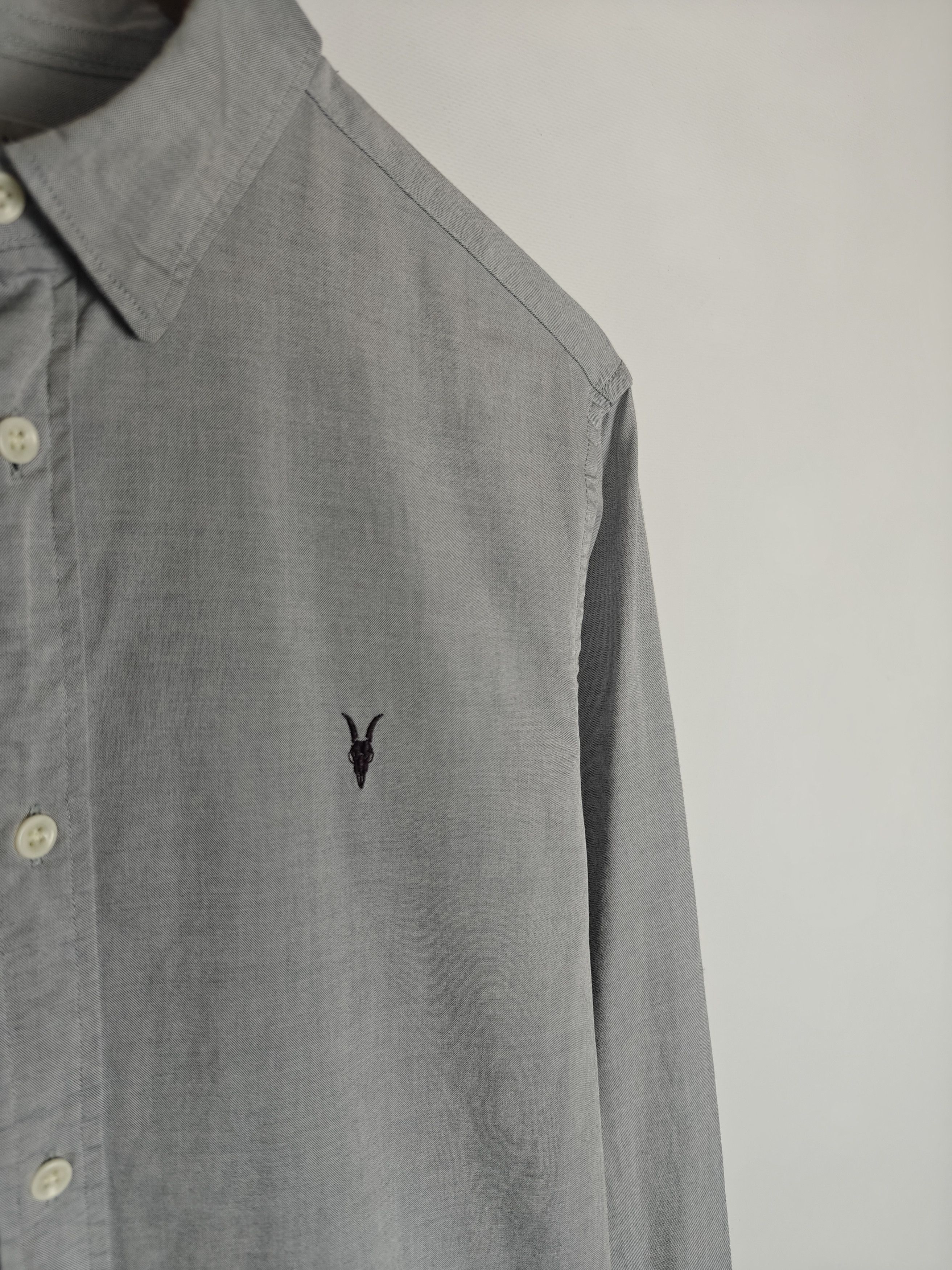 Allsaints Allsaints Redondo LS Shirt Gray size M Size US M / EU 48-50 / 2 - 6 Thumbnail