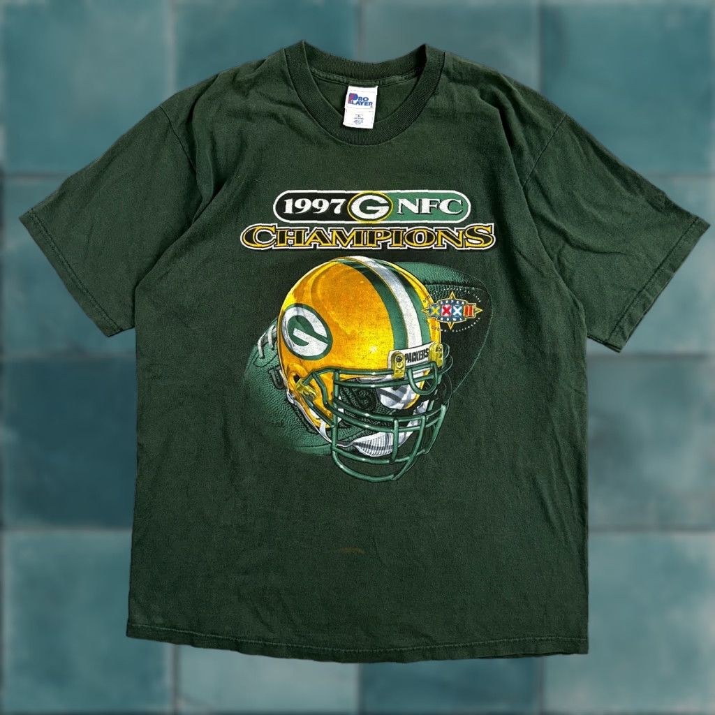 Pro Player VINTAGE Pro Player Green Bay Packers 1997 NFL T Shirt XL Mens Football 90s Crew Neck Short Sleeve Green USA Size US XL / EU 56 / 4 - 1 Thumbnail