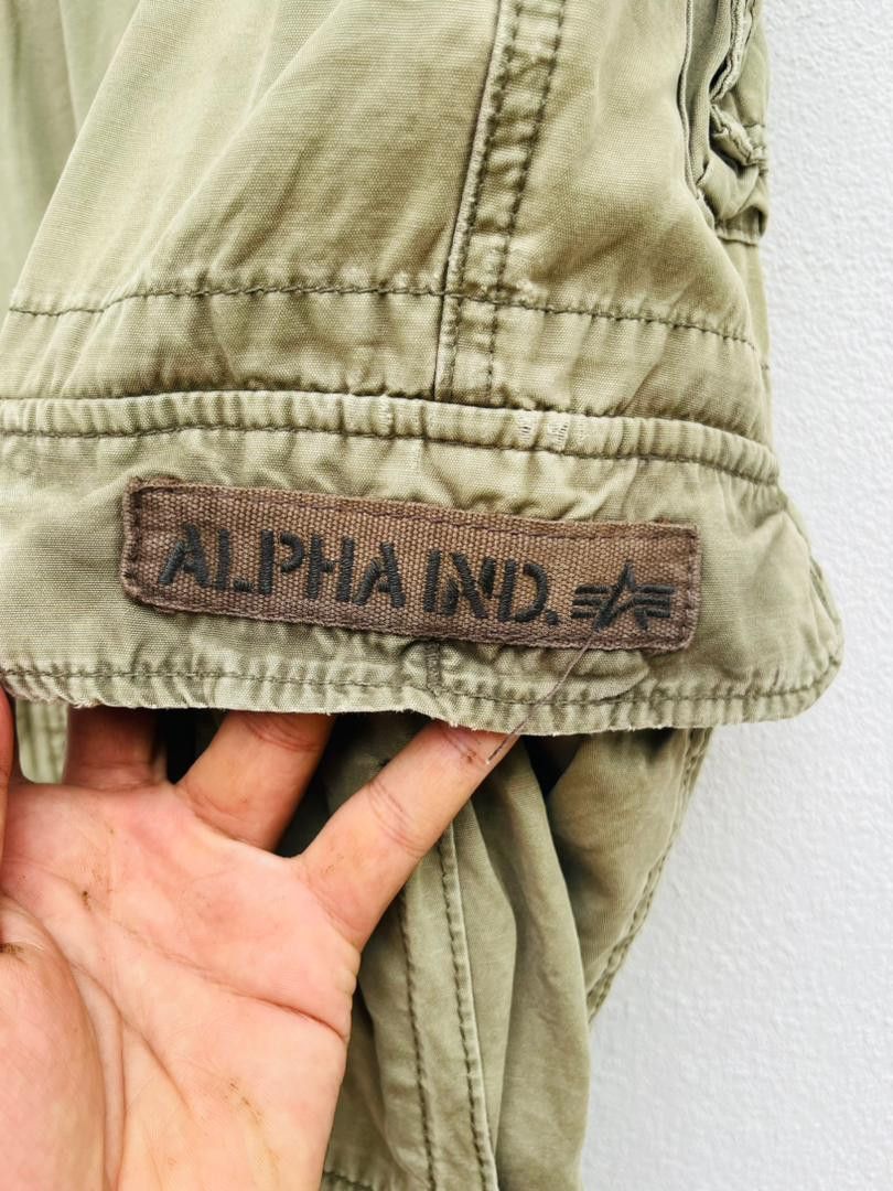 Japanese Brand × Vintage Vintage Alpha Industries Big Pocket Hip Hop Fashion Style Size US 31 - 5 Thumbnail