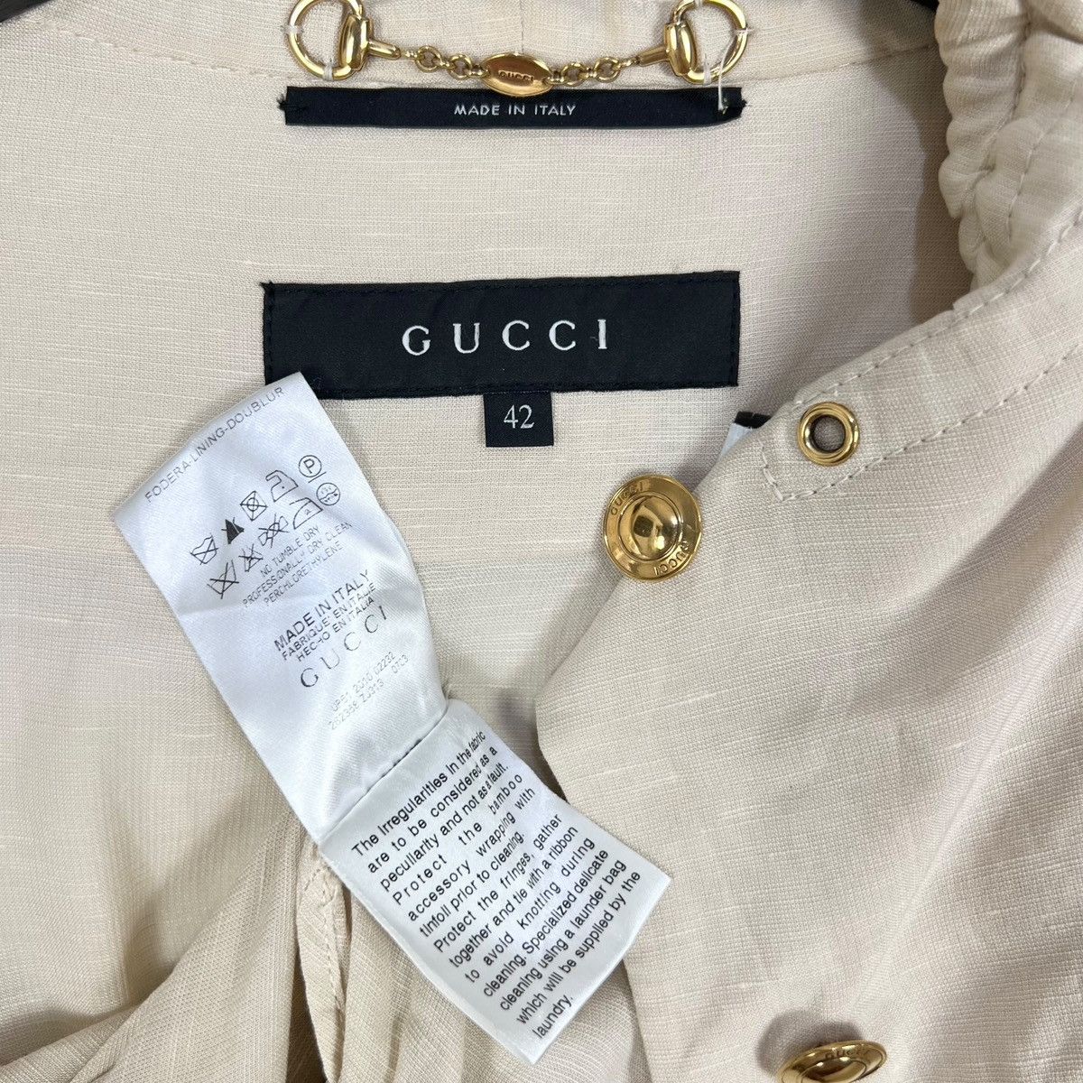 Gucci Gucci Women Rayon Light Jacket Size M / US 6-8 / IT 42-44 - 13 Thumbnail