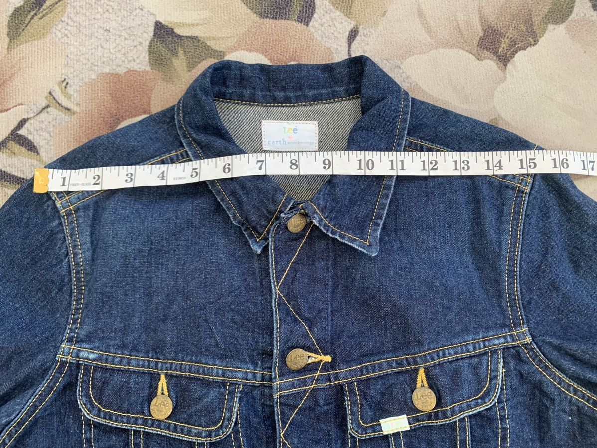 Lee Lee Earth Music & Ecology Denim Trucker Jacket Size S / US 4 / IT 40 - 9 Thumbnail