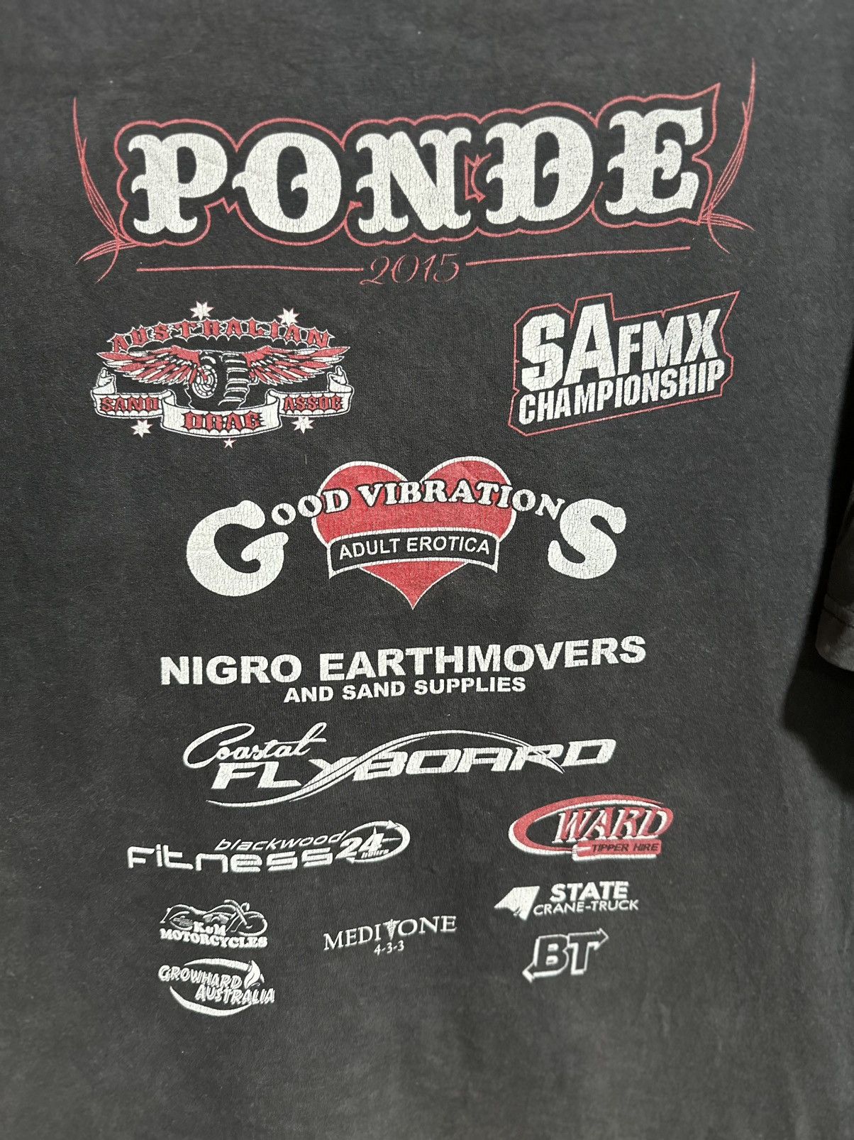 Sears Thrashed Vintage Ponde Safmx Championship Faded Tee Size US XXL / EU 58 / 5 - 10 Thumbnail