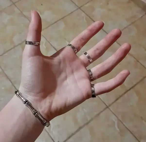 VIBE Silver color exo-skeleton bracelet Size ONE SIZE - 5 Thumbnail