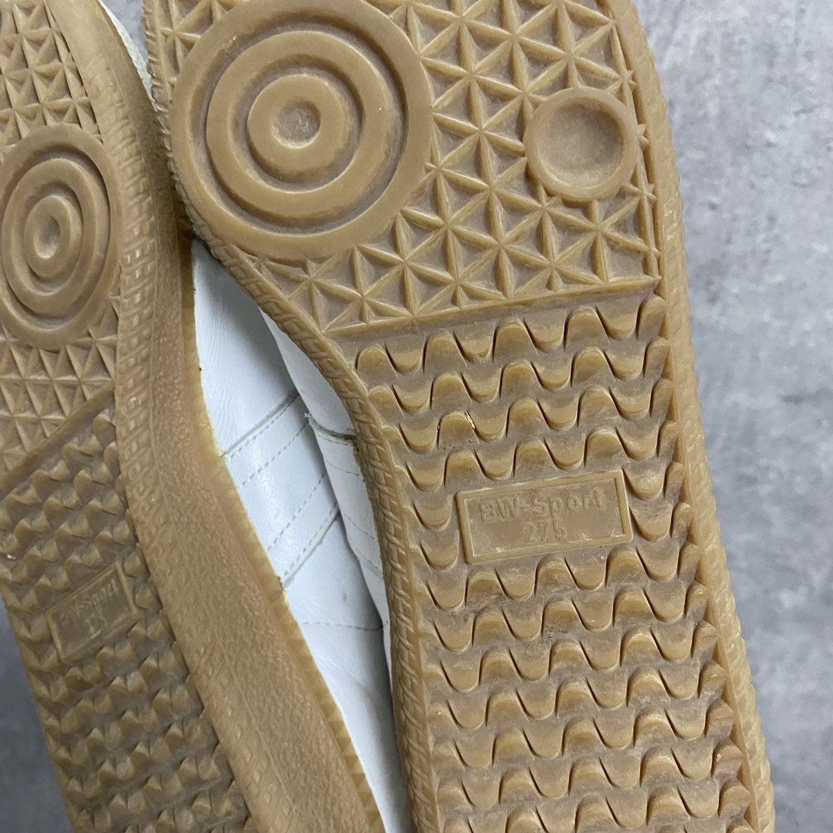 Vintage GAT BW Sport 275 Army Trainer Bundeswehr Leather Sneakers Size US 10.5 / EU 43-44 - 10 Thumbnail