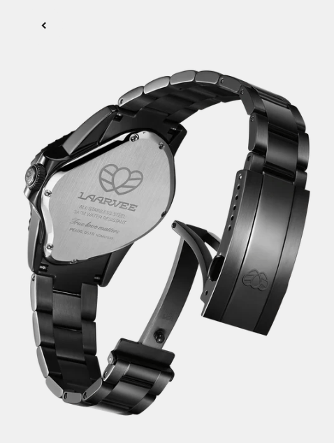 LAARVEE LAARVEE PEA001R (LIMITED) PVD BLK: BLACK BEZEL & BLACK DIAL Size ONE SIZE - 6 Thumbnail