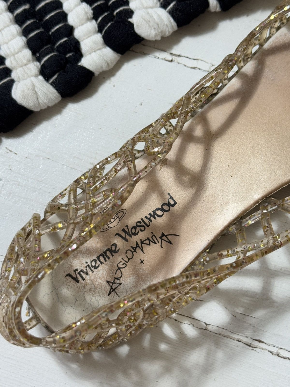 Vivienne Westwood VINTAGE VIVIENNE WESTWOOD MESH 2000s BALLETS MULES Size US 8 / IT 38 - 6 Thumbnail