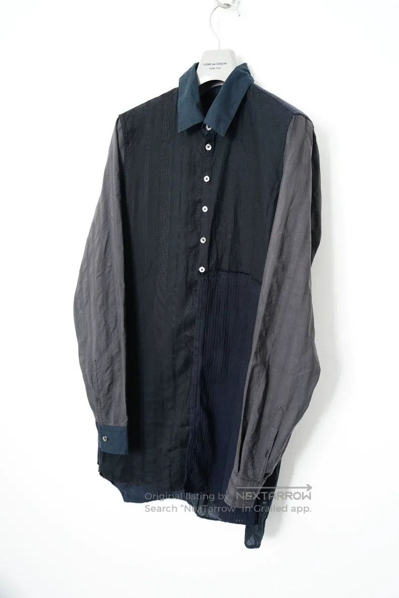 Ann Demeulemeester Ann Demeulemeester Size xxs panelled midi shirt Size XXS / US 00 / IT 34 - 2 Thumbnail