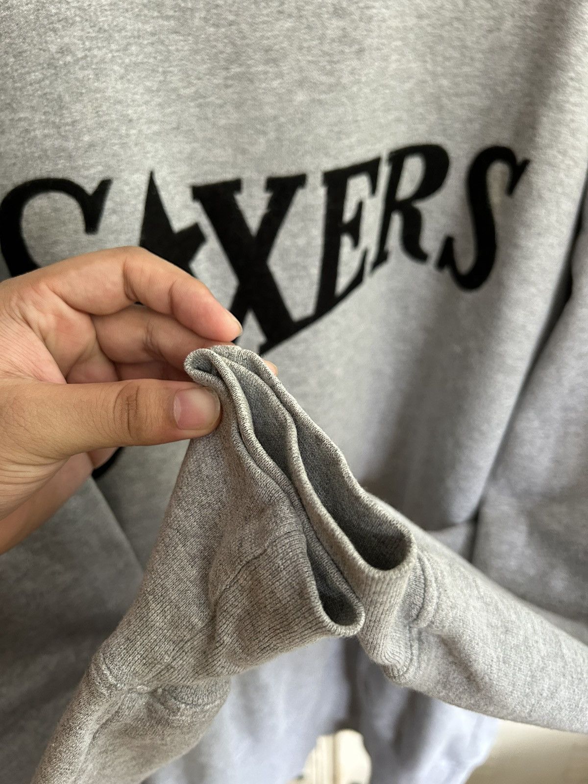 NBA Vintage Sixers Basketball Oversize Sweatshirt Size US L / EU 52-54 / 3 - 6 Thumbnail