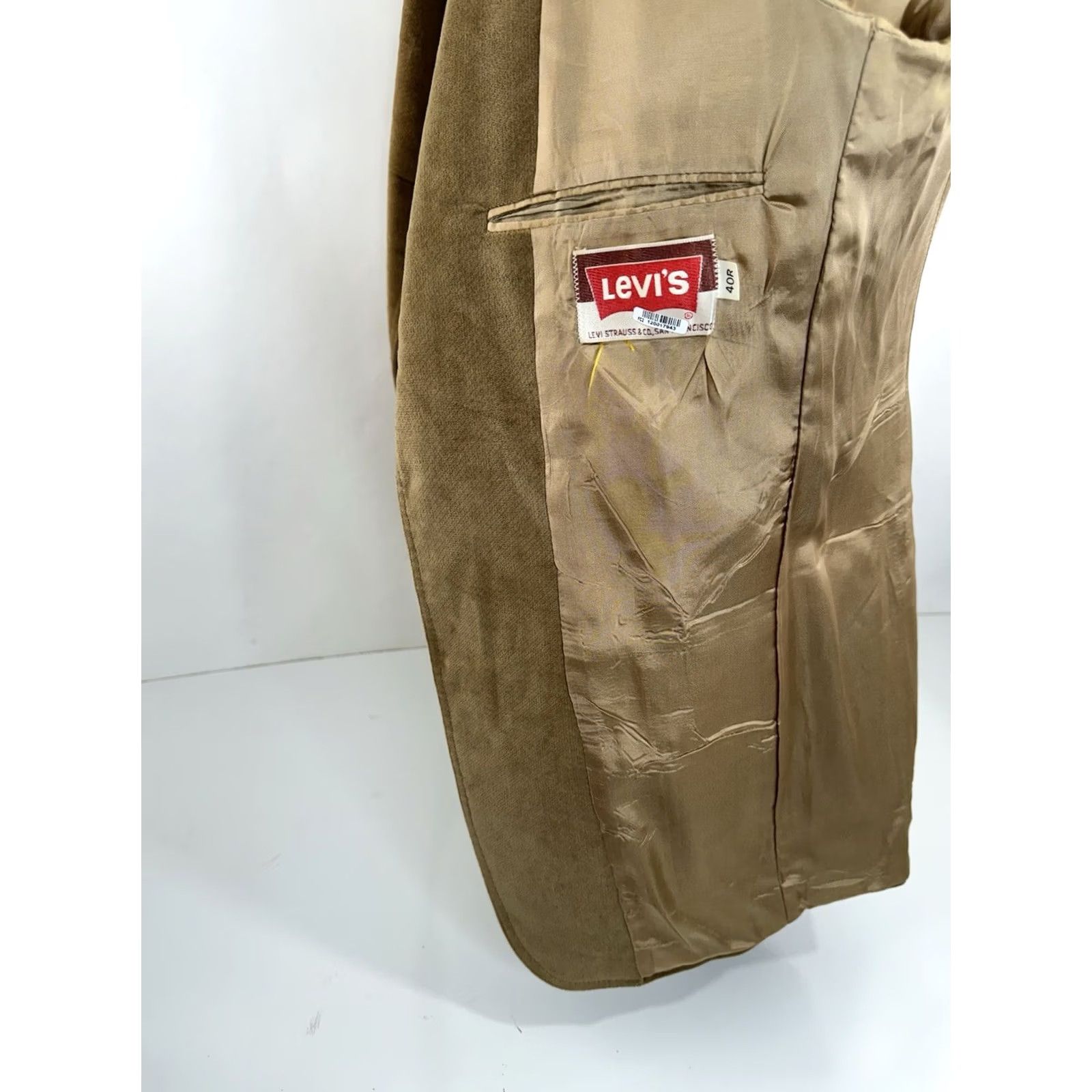 Levi's Levi's Western Mens 40 R Blazer Jacket Brown EXCELLENT Size 40R - 6 Thumbnail