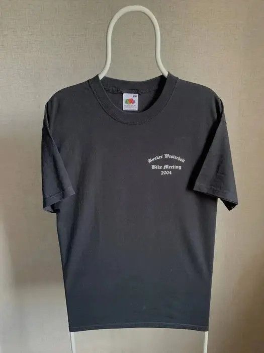 Band Tees Biker meeting 2004 T-shirt size L color black reverse logo Size US L / EU 52-54 / 3 - 2 Thumbnail