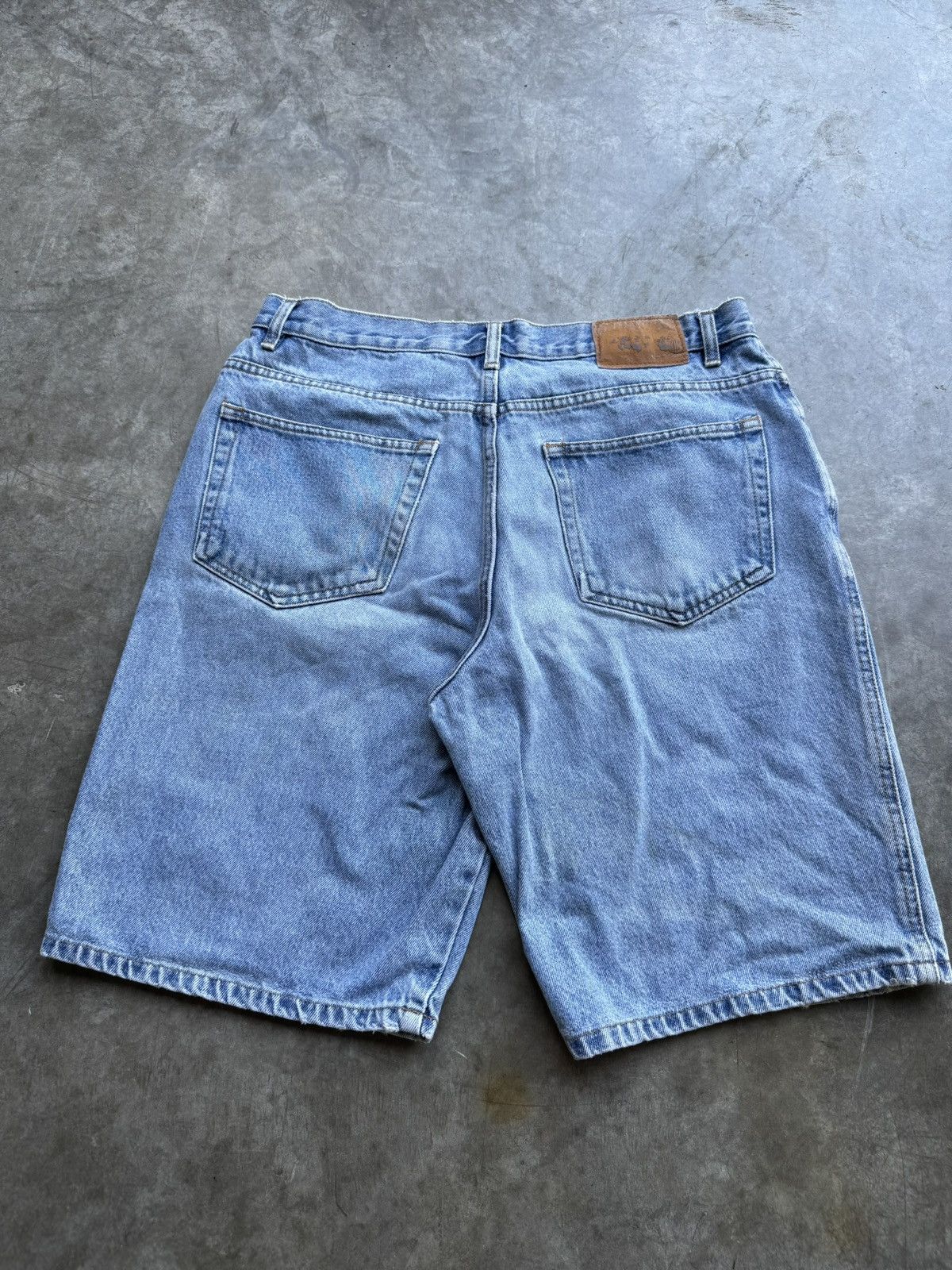 Levi's Vintage 90’s/00’s Stonemesa Light Denim Jean Shorts Size US 32 / EU 48 - 2 Thumbnail