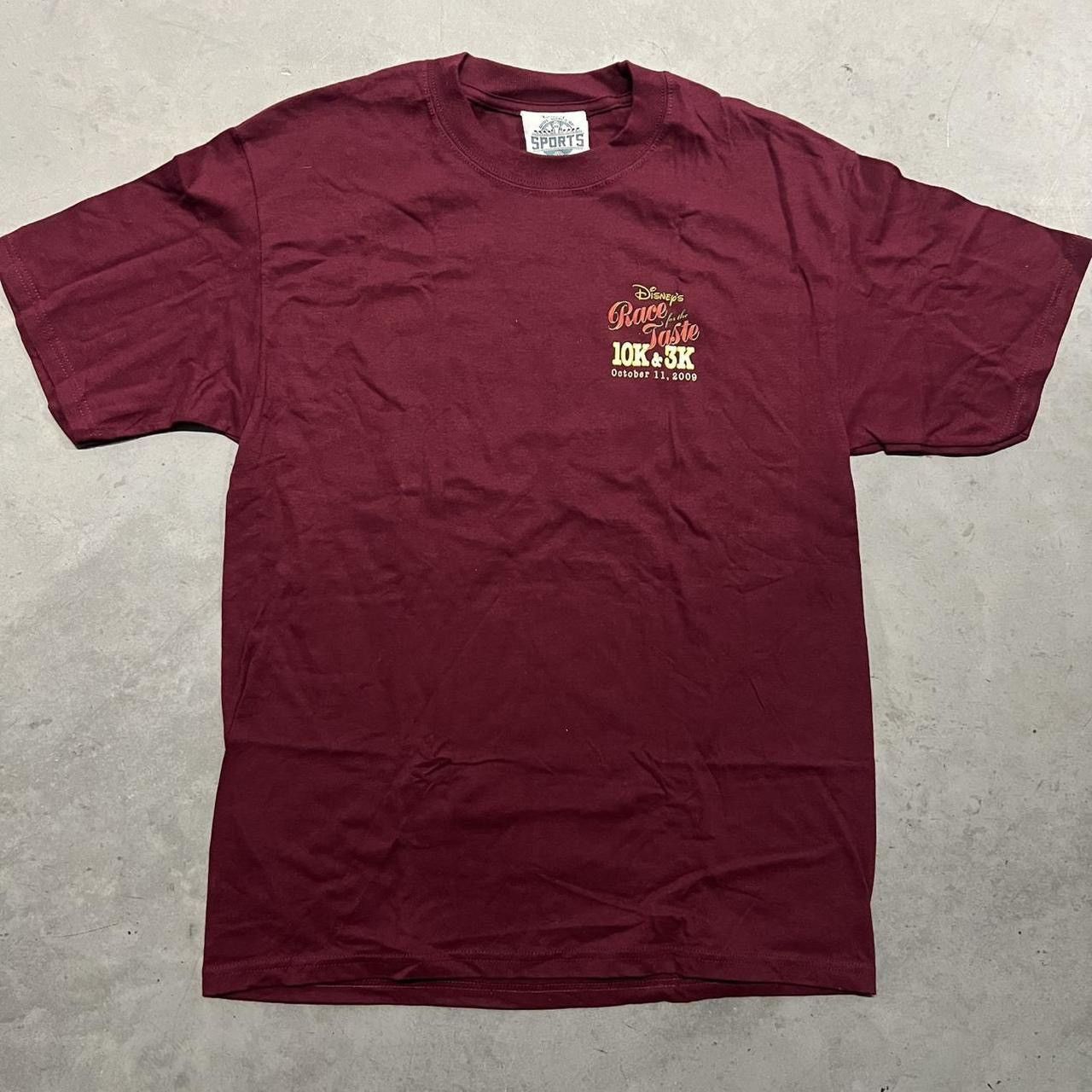 Disney Crazy Vintage Y2K Disney Race the taste 2009 Marathon Tee Size US M / EU 48-50 / 2 - 3 Thumbnail