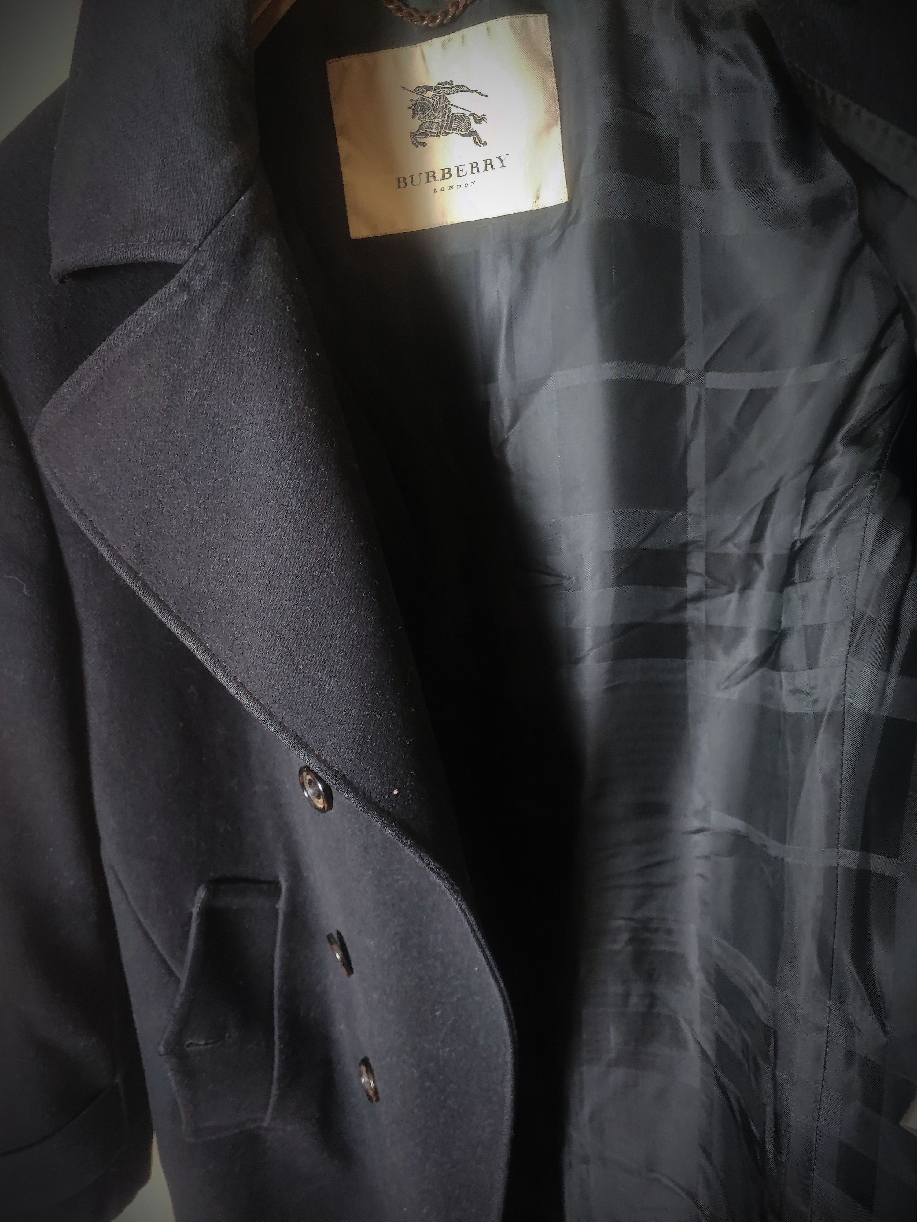 Burberry 🔥 Burberry Coat Size XL Black🔥 Size US XL / EU 56 / 4 - 5 Thumbnail
