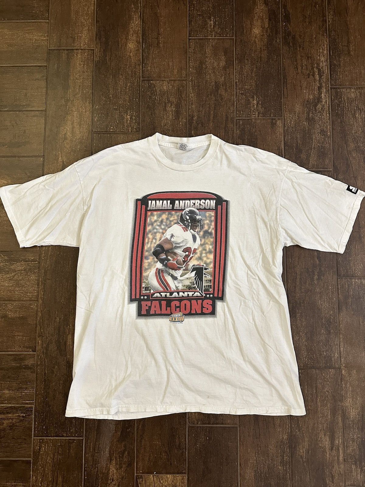 Starter VTG Starter 1999 Jamal Anderson Atlanta Falcons Tee Size US XXL / EU 58 / 5 - 1 Thumbnail
