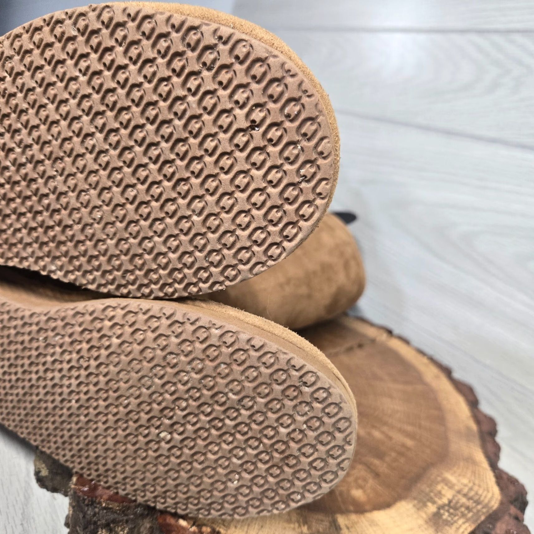 Vintage L.L. Bean Boots Brown Suede Pull On Fleece Lined Winter Ankle Sherpa Women's 7M Boots Women Brown Suede Wool Lined Winter Snow Boot 7M Size M / US 6-8 / IT 42-44 - 7 Thumbnail