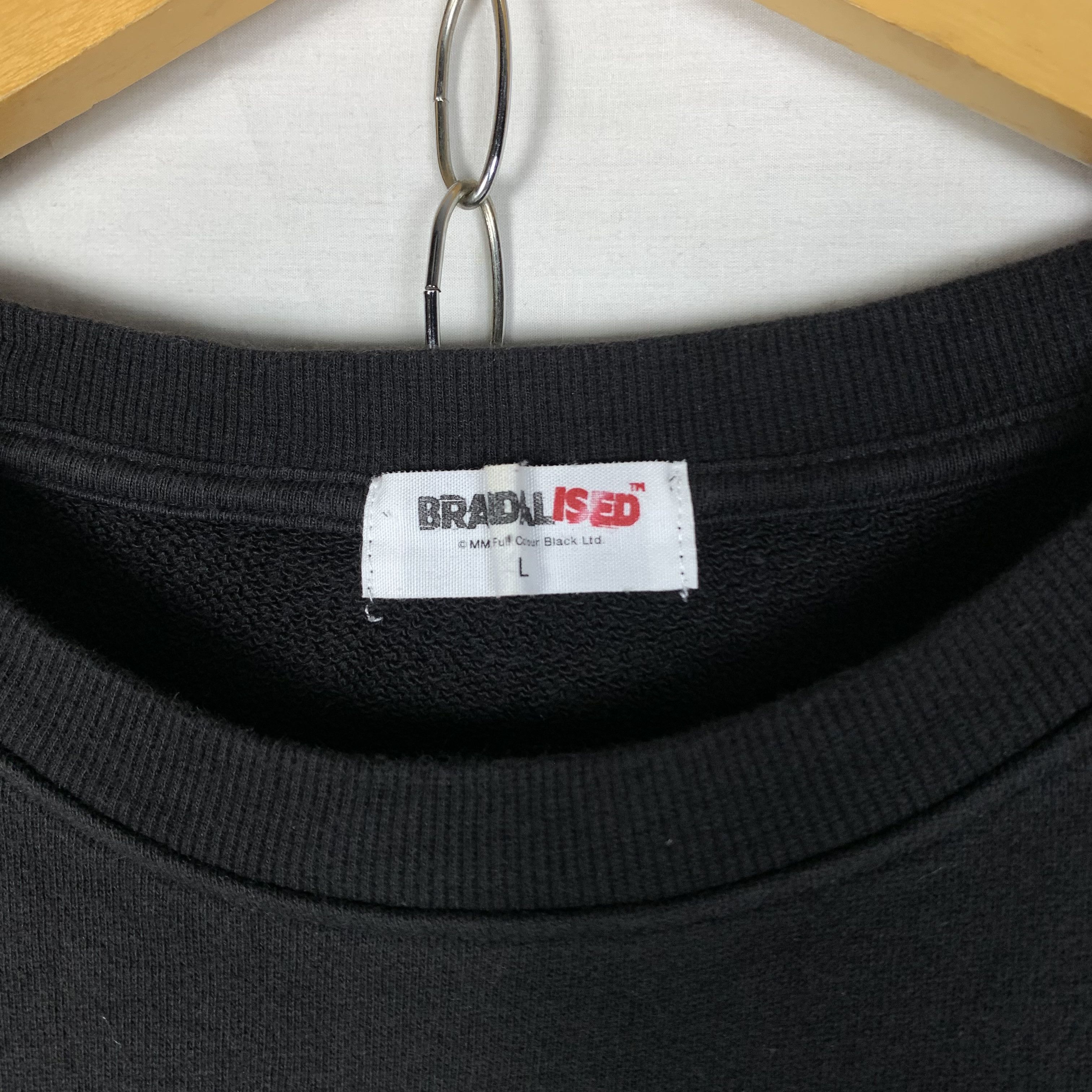 Japanese Brand Brandalised Diamond Girl Sweatshirt Graffiti Streetwear Size US L / EU 52-54 / 3 - 4 Thumbnail