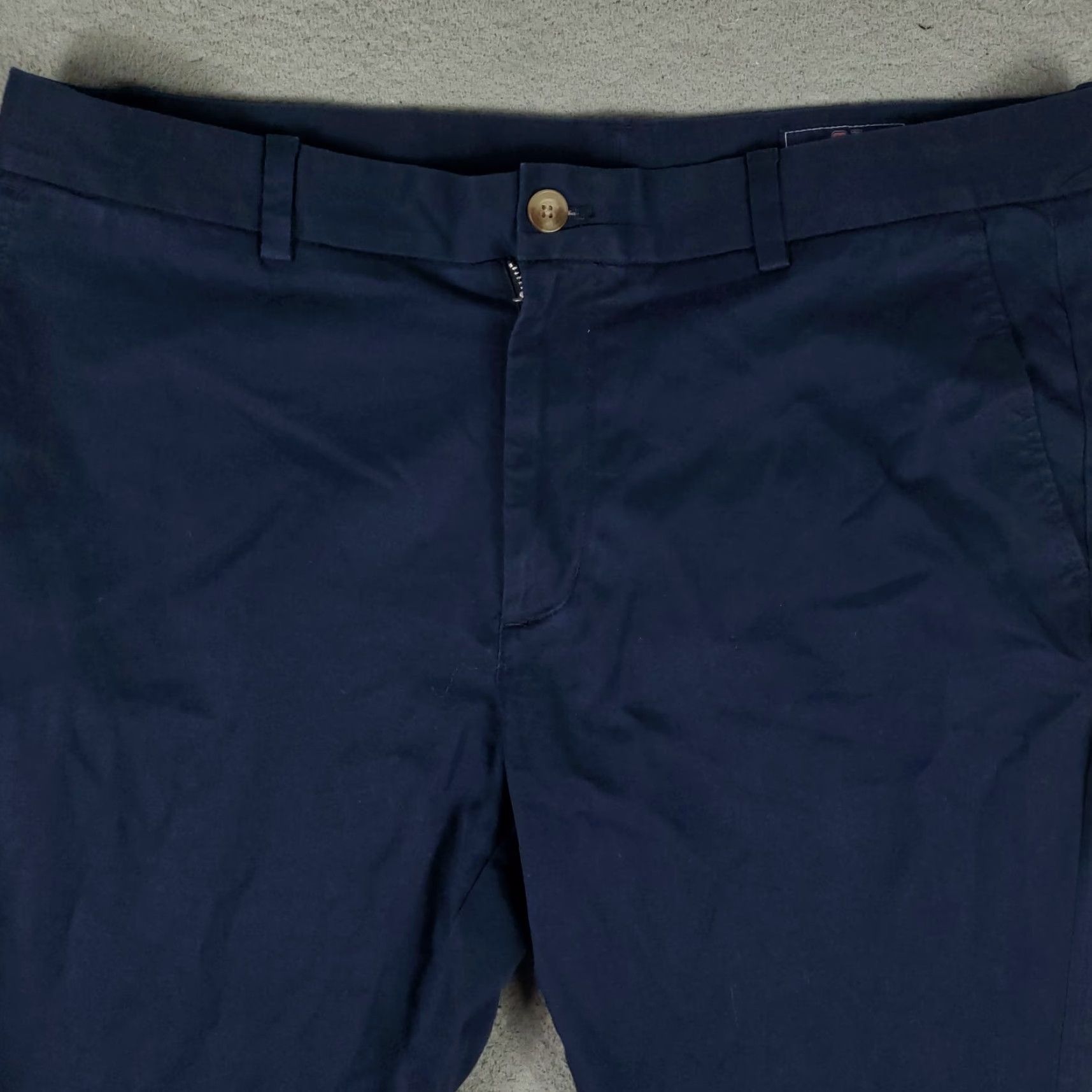 Vineyard Vines VINTAGE Vineyard Vines Men’s Pants Size 36x27 Blue Chino Flat Front Casual Dress Size US 36 / EU 52 - 2 Thumbnail