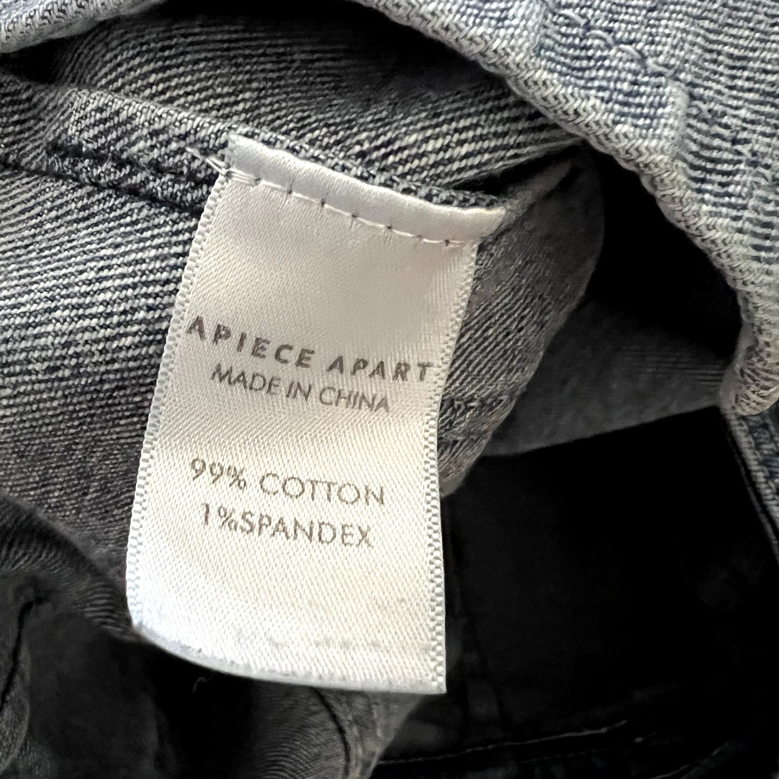 Apiece Apart Apiece Apart Merida Wide Leg Cropped Jeans Blue Denim Size 26" / US 2 / IT 38 - 9 Thumbnail