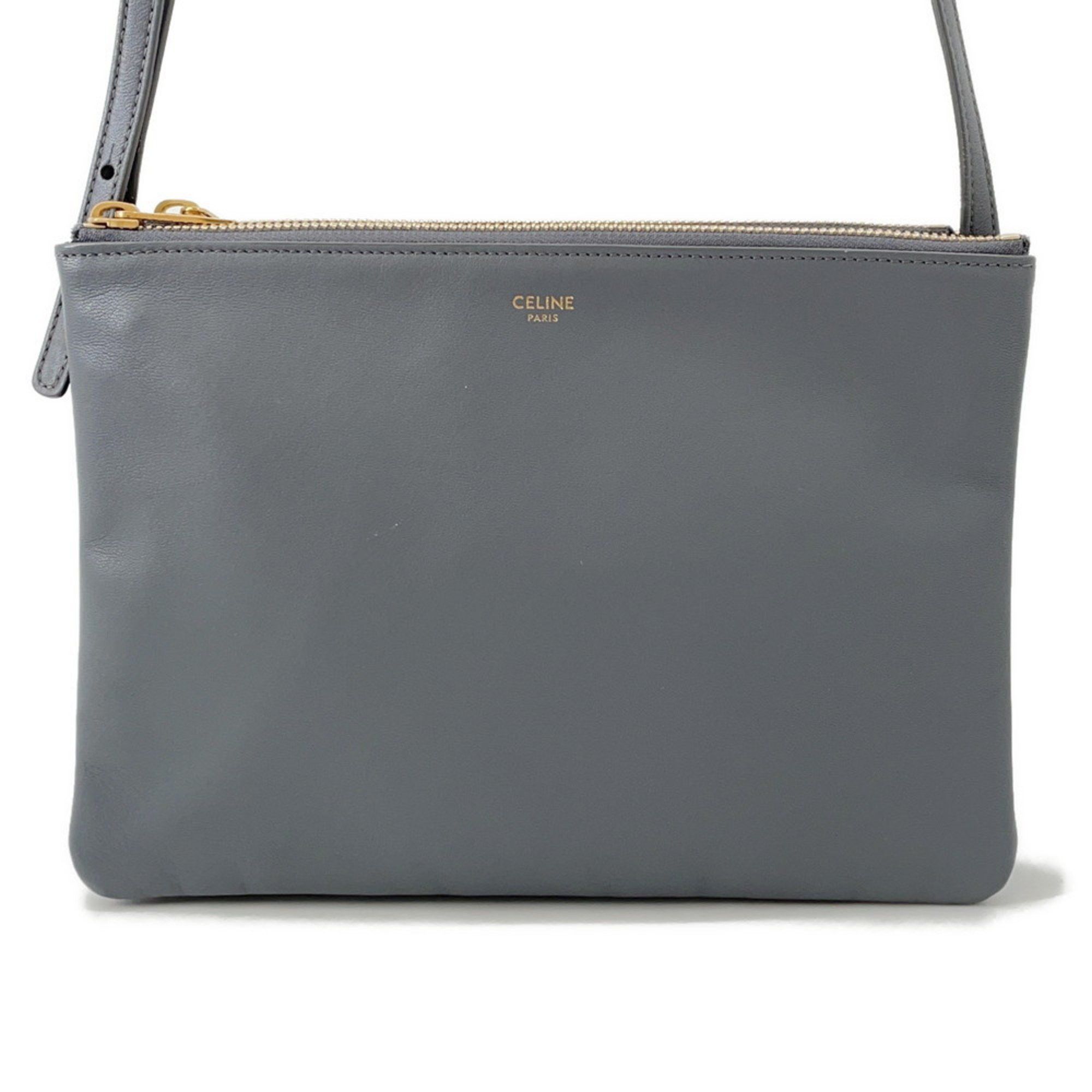 Celine Trio Large Leather Shoulder Bag 171453 CELINE