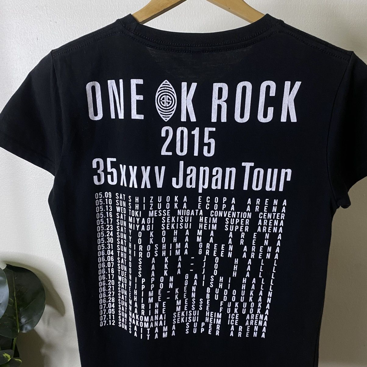 Band Tees Japanese Rock Band ONE OK ROCK 2015 "35xxxv" Japan Tour Tee Size US S / EU 44-46 / 1 - 7 Thumbnail