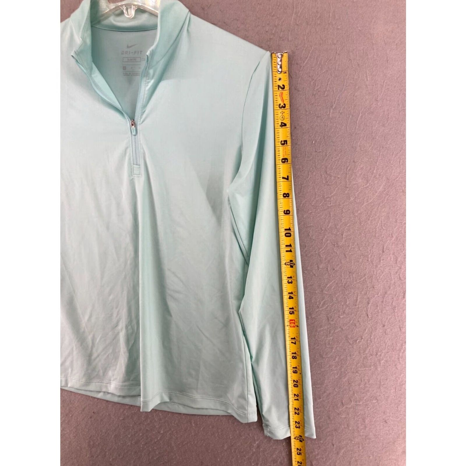 Nike Nike Dri-FIT Pullover Women’s Small Blue Nike Dri-Fit Slim Classic Outdoor Activewear - Long Sleeve Size S / US 4 / IT 40 - 7 Thumbnail