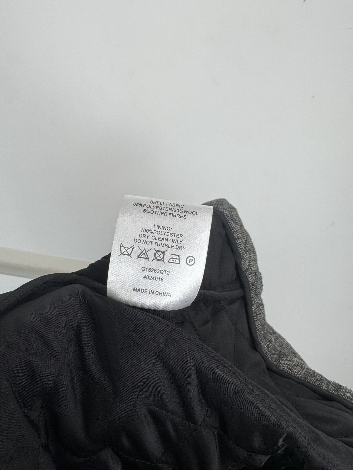 Vintage Gibson London Grey Donegal Quilted Jacket Size 52R - 5 Thumbnail