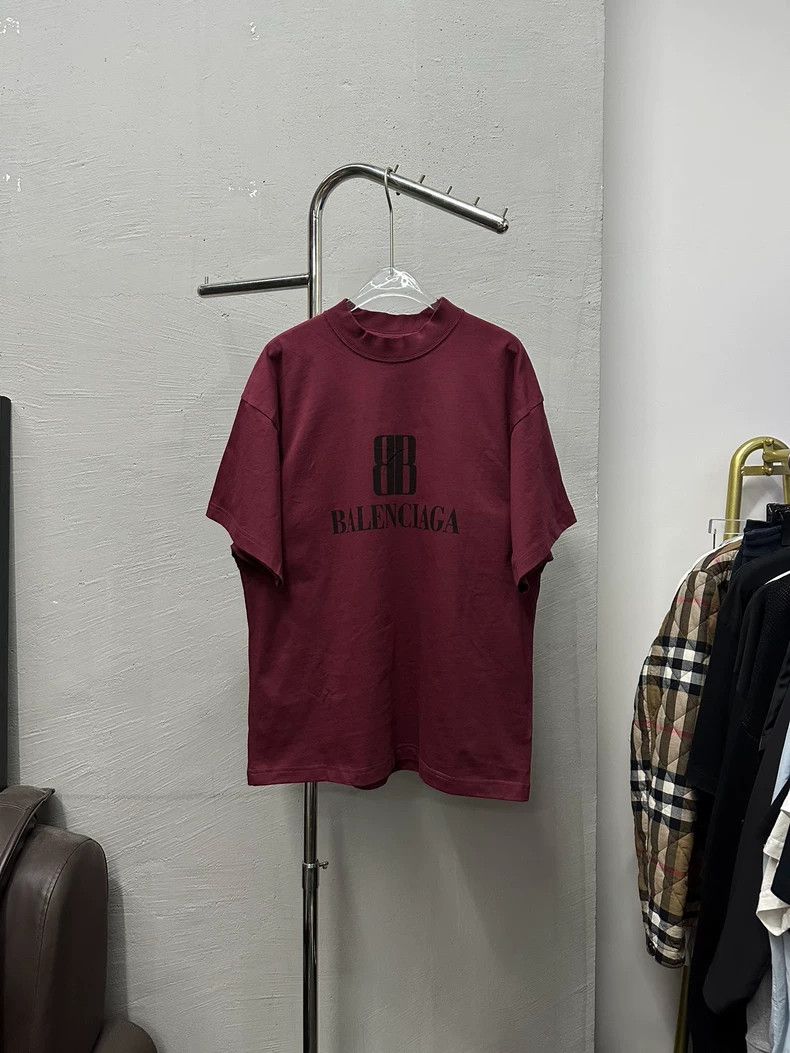 Balenciaga Balenciaga Short-sleeved double B new logo popular explosi Size US XS / EU 42 / 0 - 1 Thumbnail