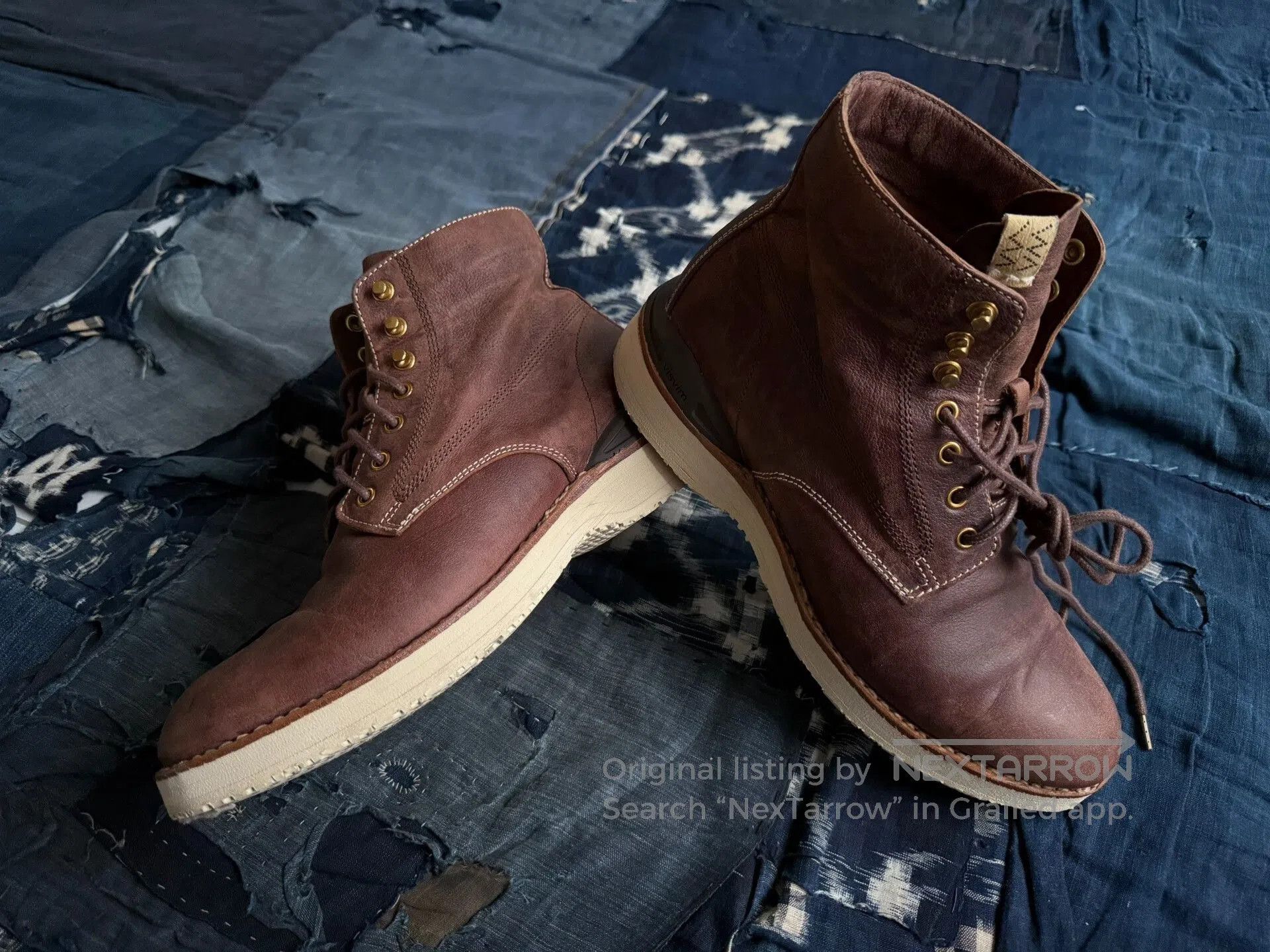 Visvim VISVIM Virgil Folk Boots in Dark Brown. Size US 8.5 / EU 41-42 - 2 Thumbnail