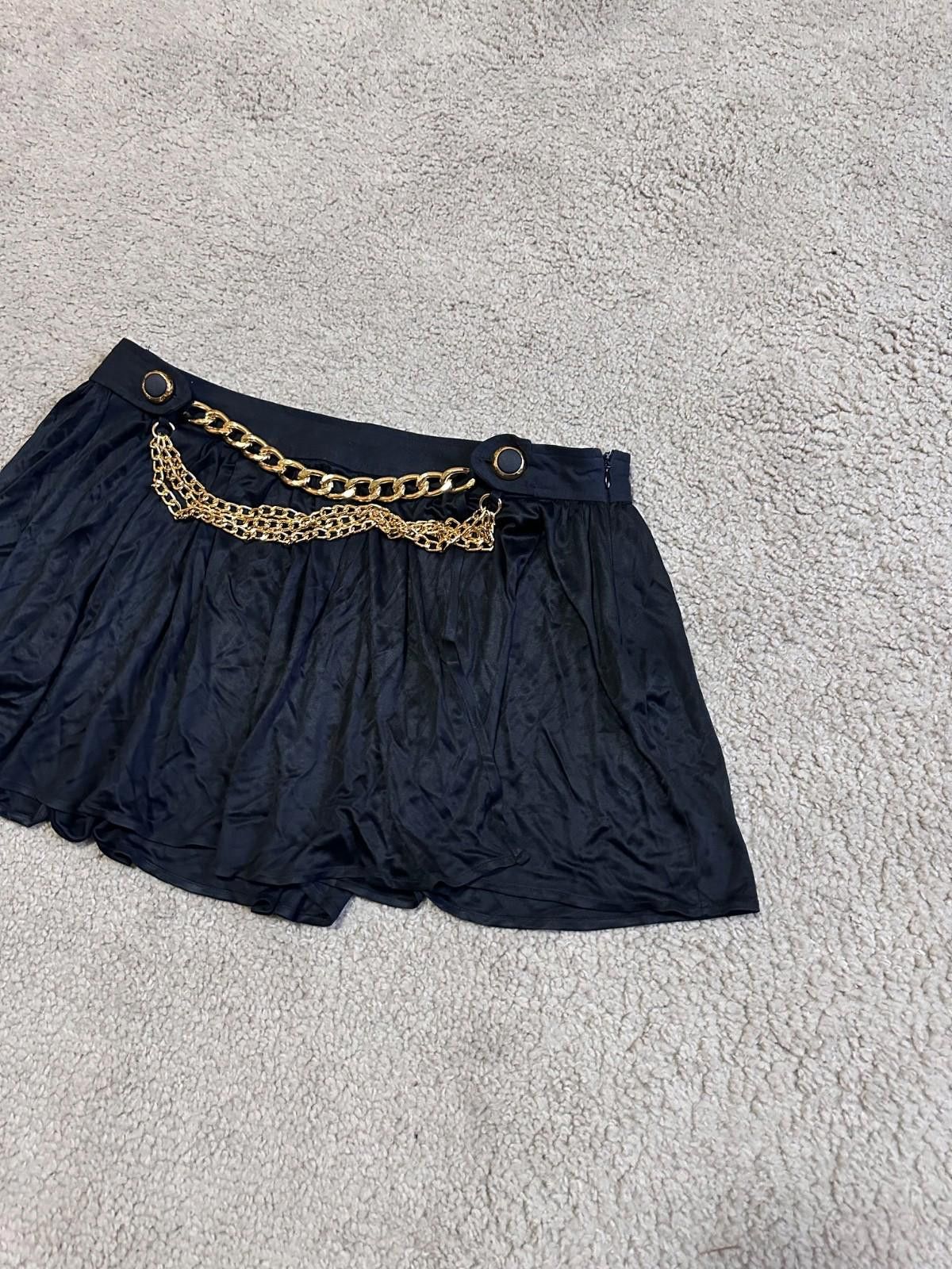 Dolce & Gabbana Dolce&Gabbana Black Mini Skirt Size 44 Size 30" / US 8 / IT 44 - 3 Thumbnail