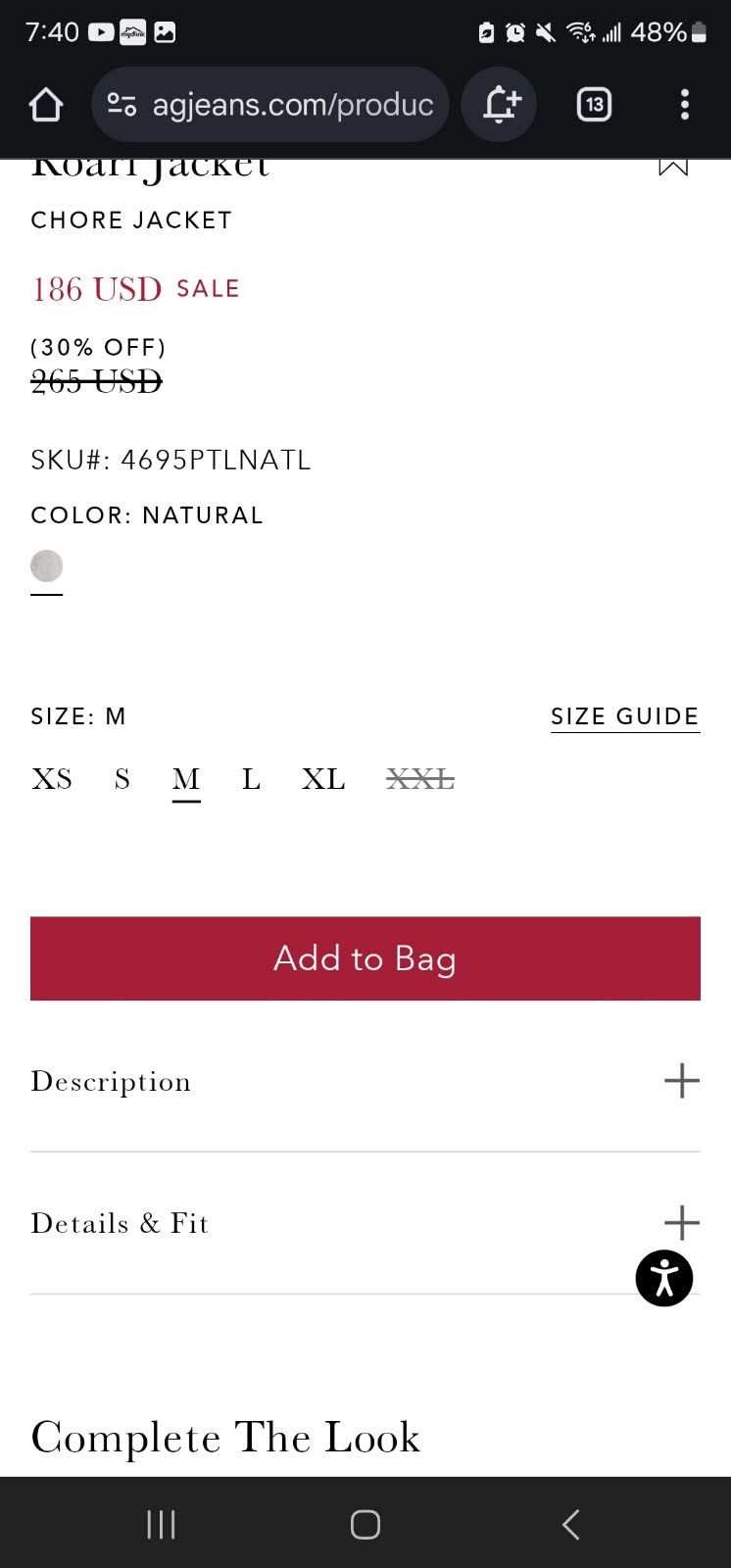 Los Angeles Apparel Los Angeles Apparel Size US M / EU 48-50 / 2 - 4 Thumbnail