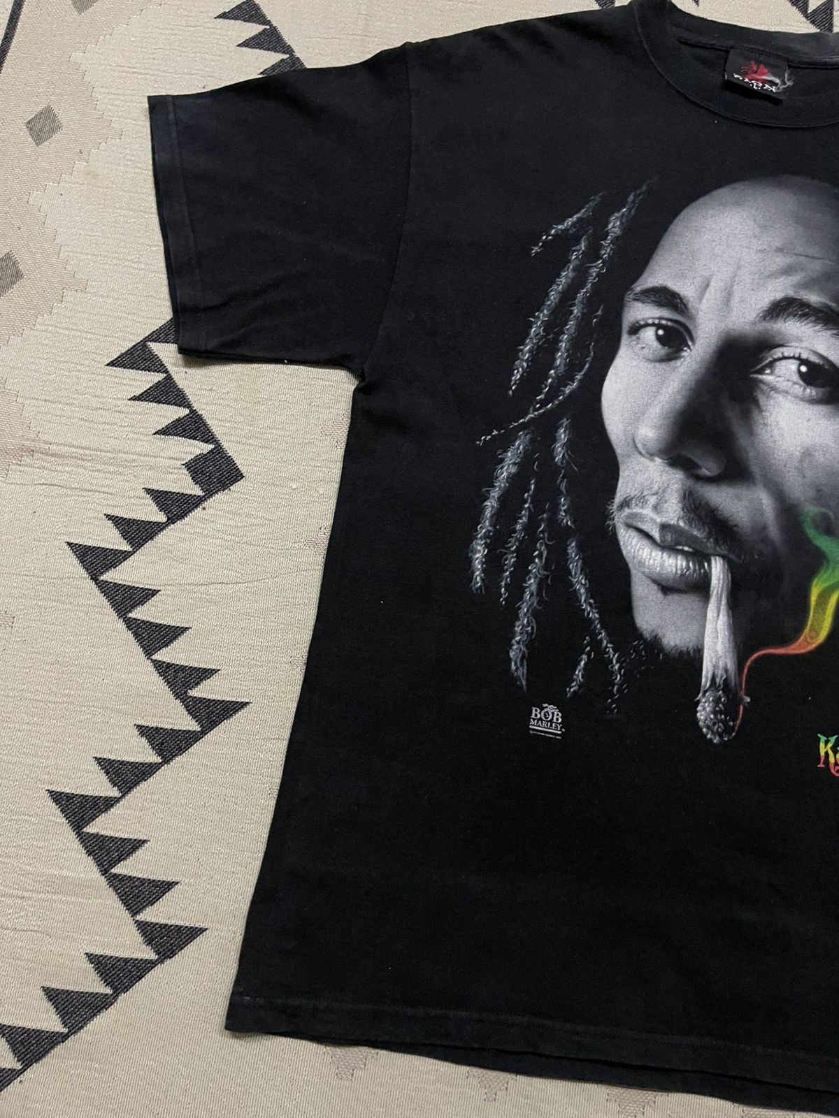 Bob Marley VINTAGE Y2K BOB MARLEY KAYA MAN SUNFADED TSHIRT Size US L / EU 52-54 / 3 - 4 Thumbnail