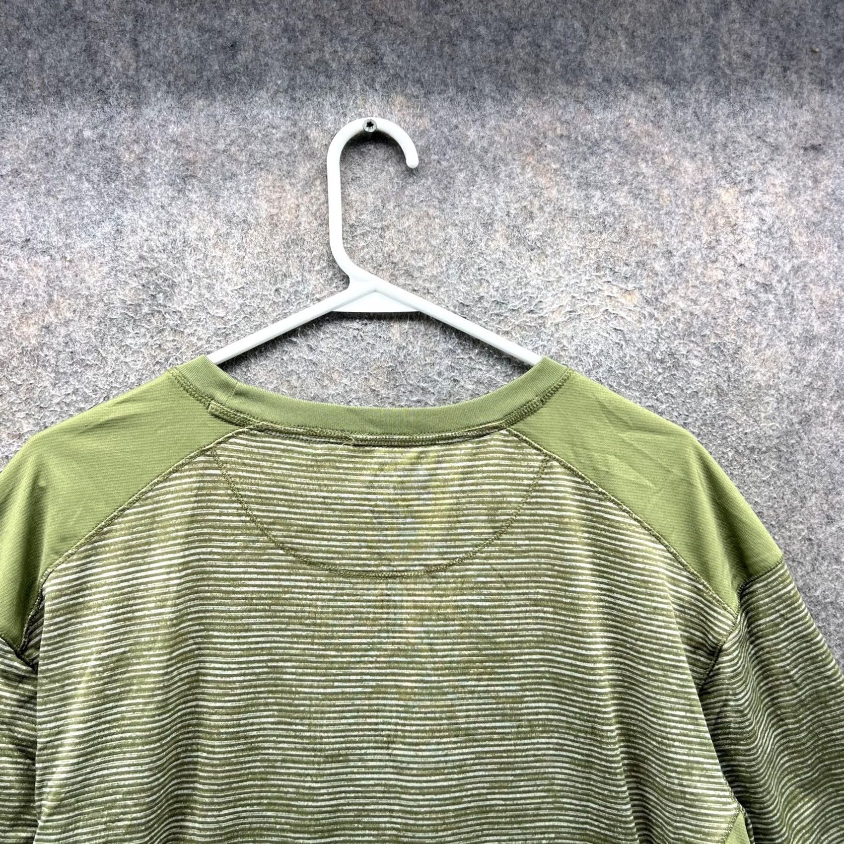 Vintage Reel Legends Shirt Mens Large Green Striped Freeline Life Tee Tagless Outdoor Summer Reg/Adult Size US L / EU 52-54 / 3 - 3 Thumbnail