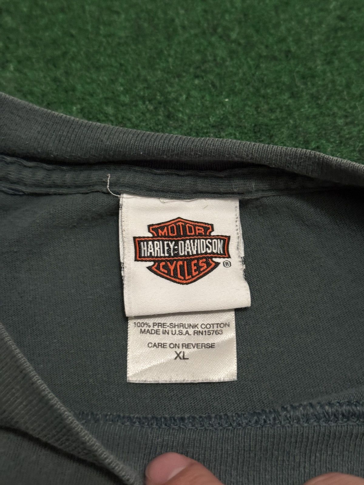 Harley Davidson Y2K Harley Davidson Biker Greenville NC Motorcycle T Shirt Size US XL / EU 56 / 4 - 5 Thumbnail