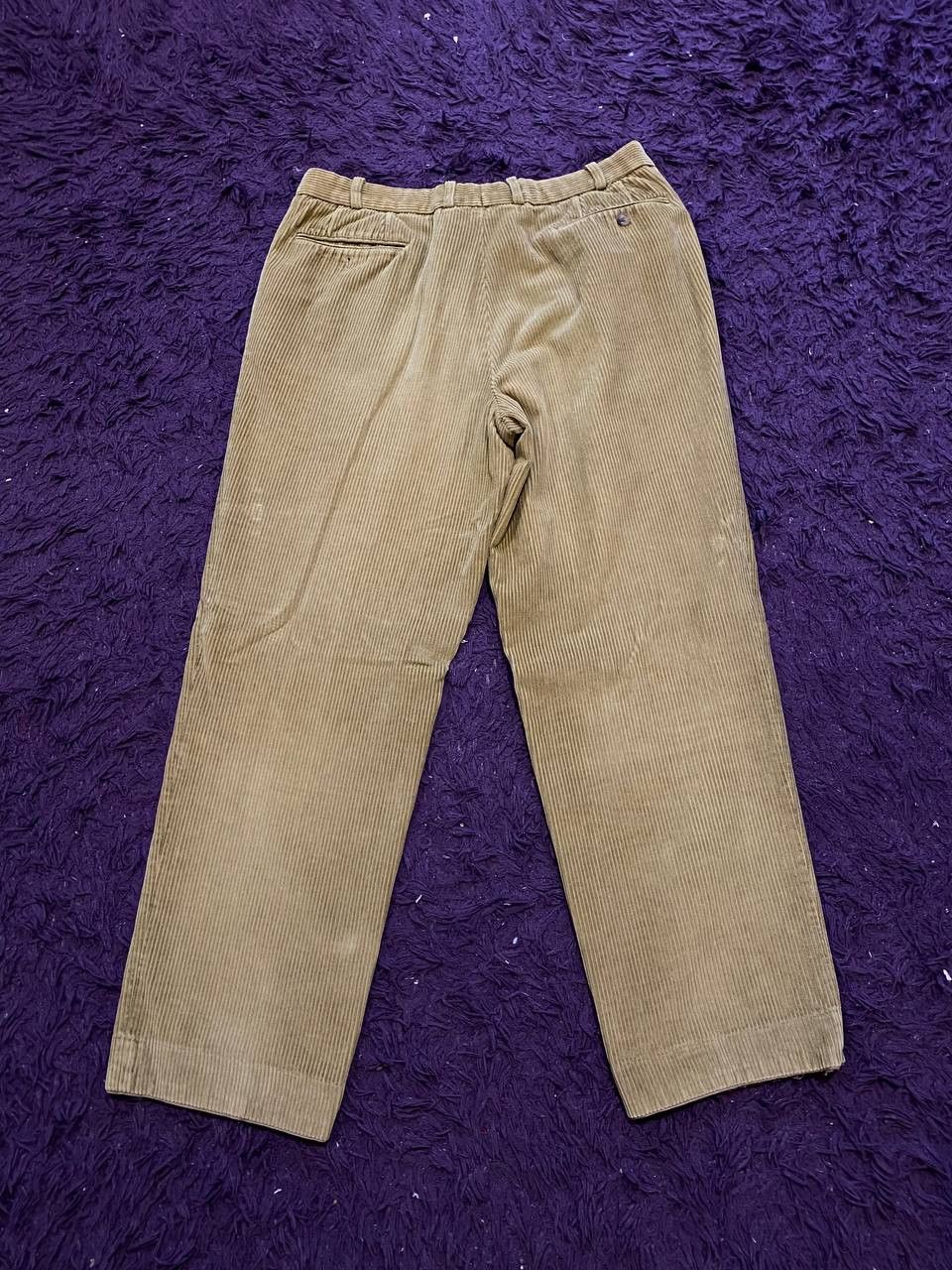 Burberry Vintage Casual Pants beige Burberry luxury super 120's Y2K Size US 33 - 16 Thumbnail