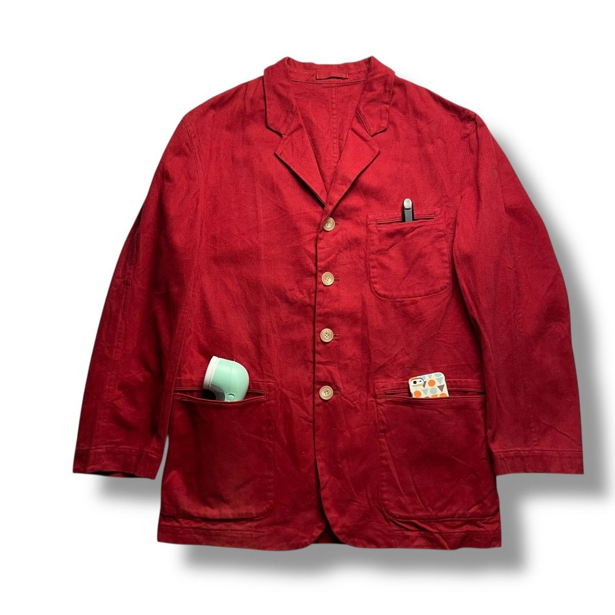 Paul Smith VINTAGE PAUL SMITH LONDON HEAVY COAT JACKET Size US L / EU 52-54 / 3 - 1 Thumbnail