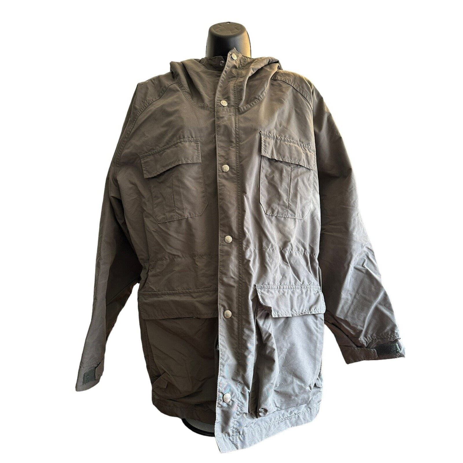 Vintage LL Bean Baxter State Park Made USA Jacket Gray Sz L