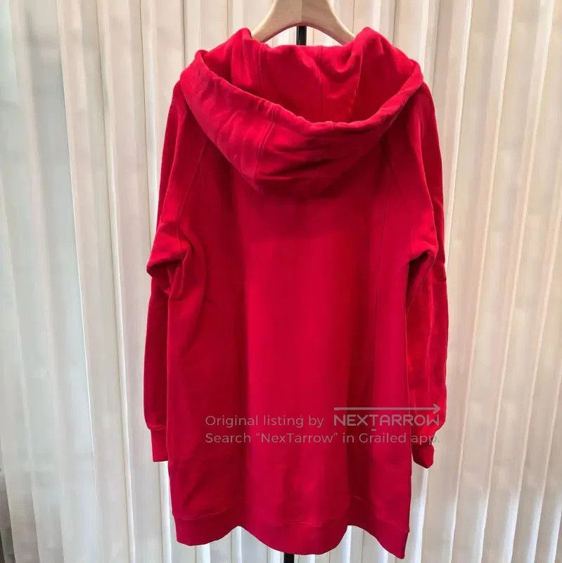Moschino Moschino Red Cotton Women's Hoodie with Bear Design . Size XL / US 12-14 / IT 48-50 - 3 Thumbnail