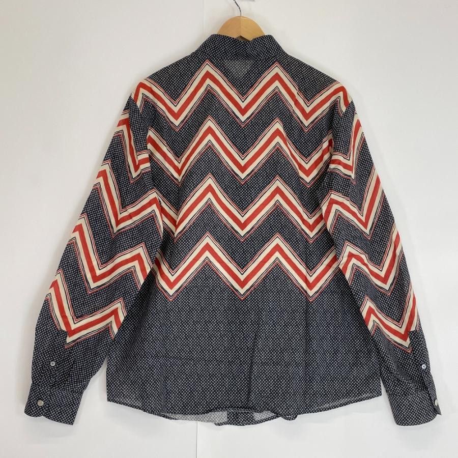 Louis Vuitton Louis Vuitton Zig Zag Printed Cotton Button Up Shirt Size US XL / EU 56 / 4 - 3 Thumbnail