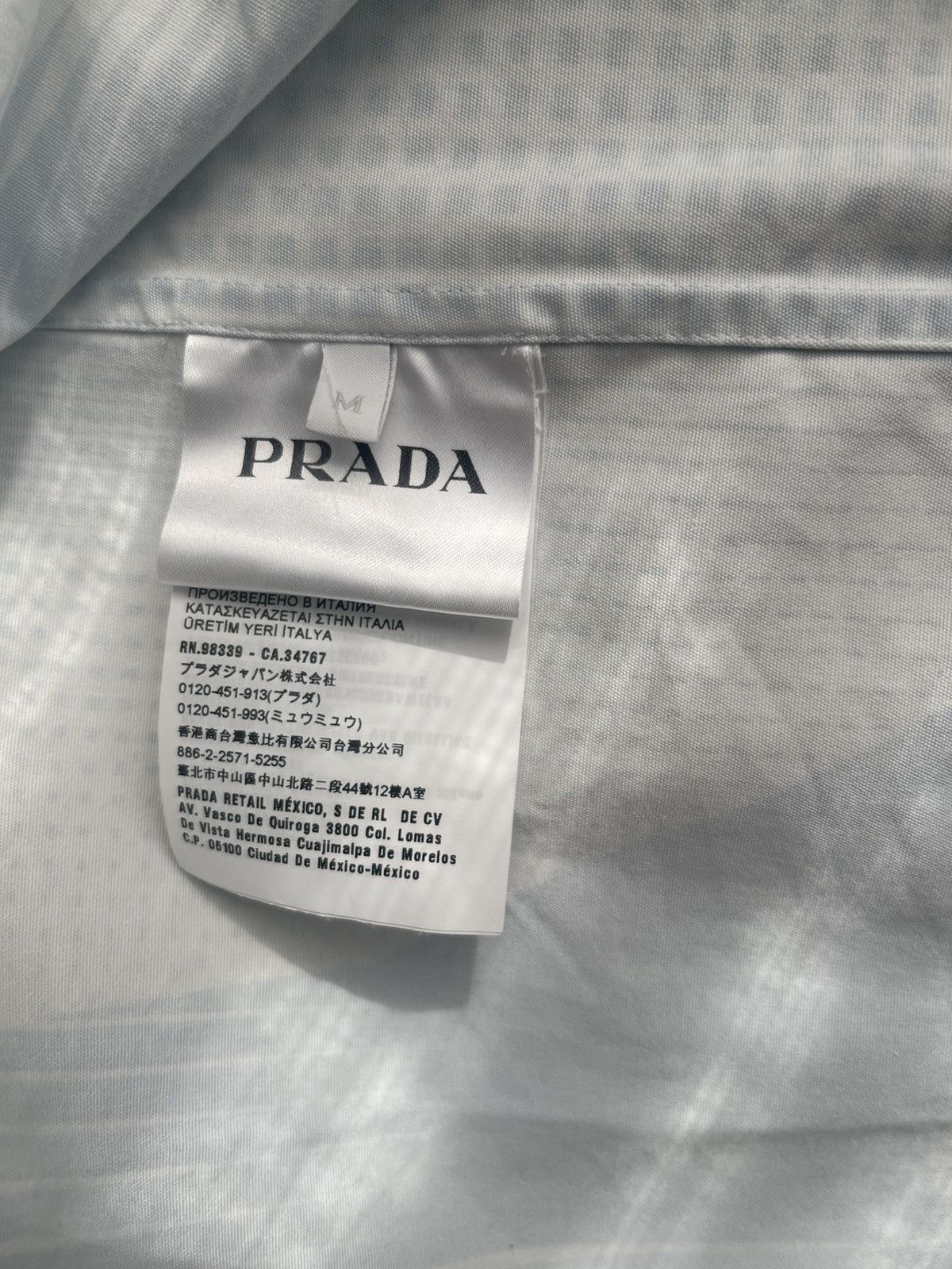 Prada Prada Shirt , Medium Size US M / EU 48-50 / 2 - 7 Thumbnail