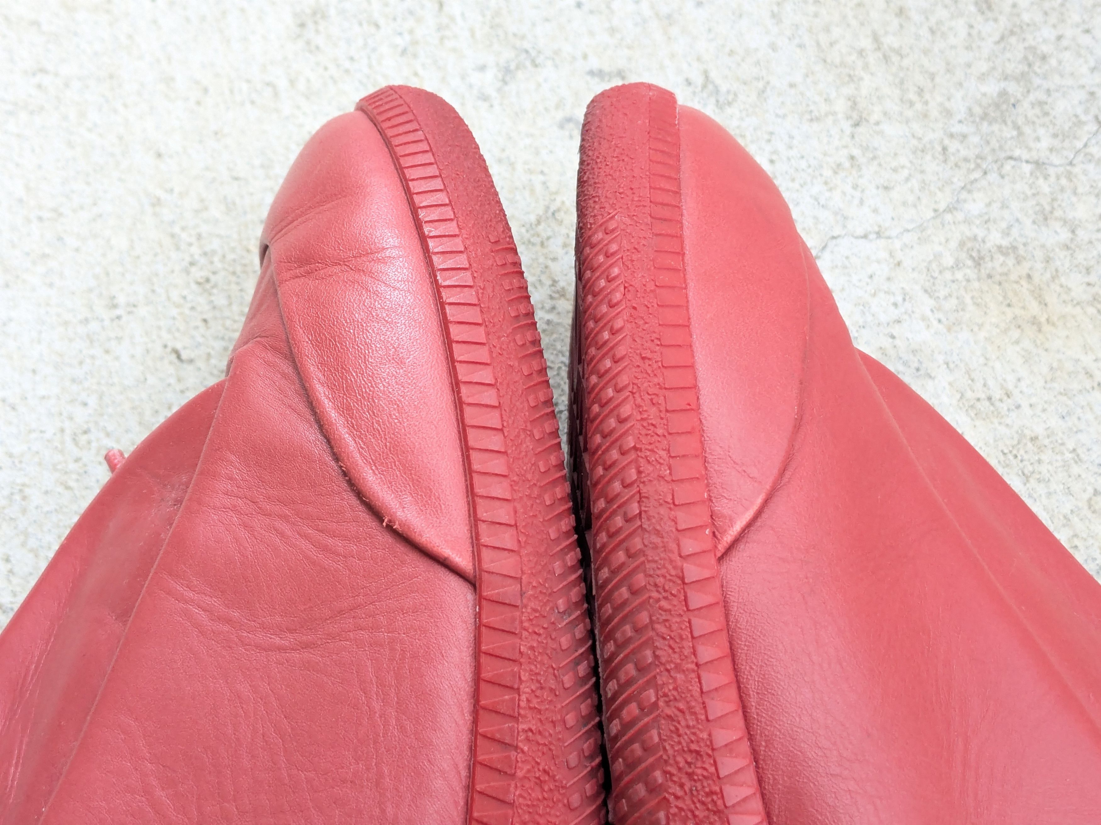 Maison Margiela Maison Margiela Future Red 8 41 Leather High Tops Size US 8 / EU 41 - 11 Thumbnail