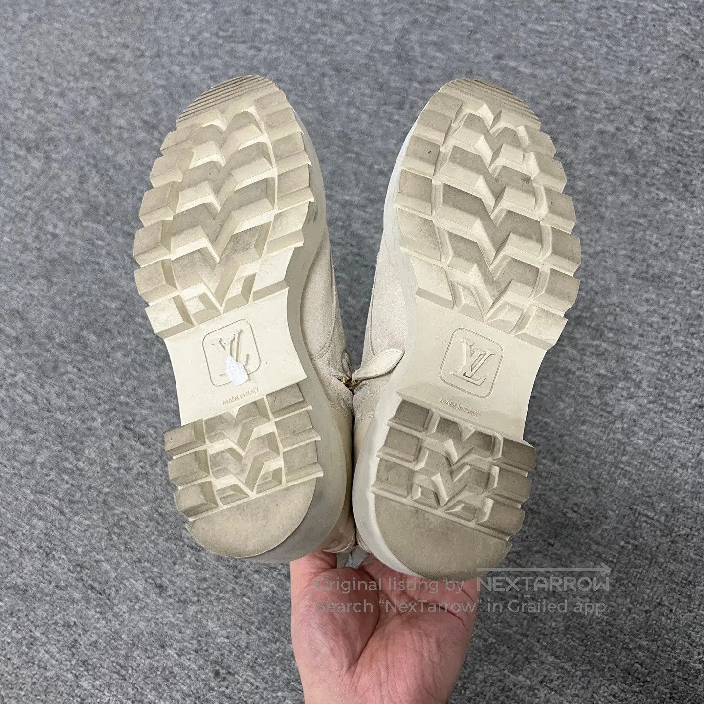 Louis Vuitton Louis Vuitton Aged-looking design with full prints; Martin Size US 5.5 / IT 35.5 - 6 Thumbnail