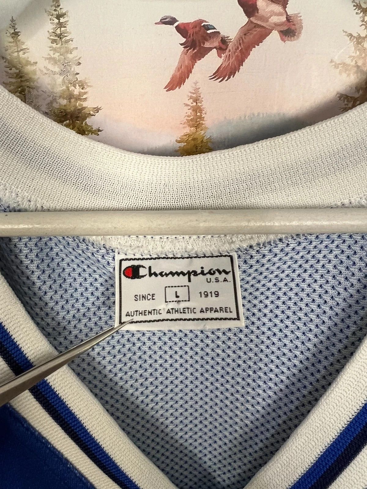 Champion Vintage 90's Champion Italy Basketball Jersey Shirt Maglia Size US L / EU 52-54 / 3 - 5 Thumbnail