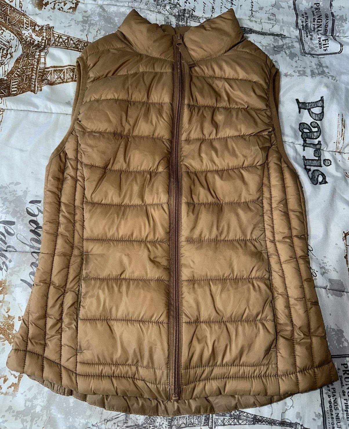 Other Women’s Tan Packable Vest Puffer Love Tree Lightweight Warm Size S / US 4 / IT 40 - 1 Thumbnail