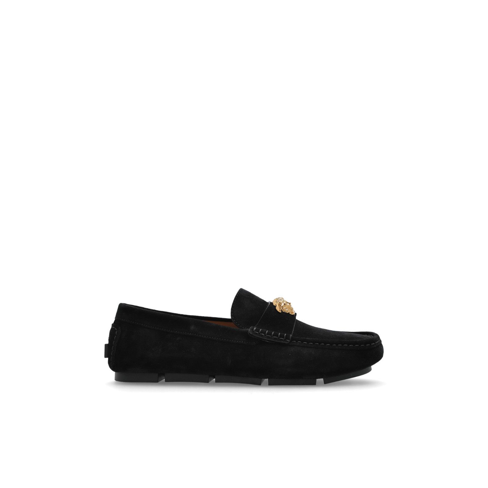Versace VERSACE Black Suede Moccasins New And Authentic (Men's size: Size US 7 / EU 40 - 1 Thumbnail