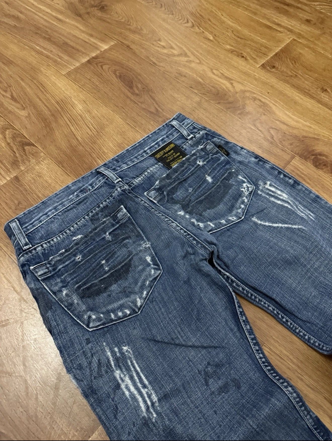 Takeshy Kurosawa Takeshy Kurosawa Y2K Jeans Handmane In Italy Avantgarde Size US 31 - 8 Thumbnail