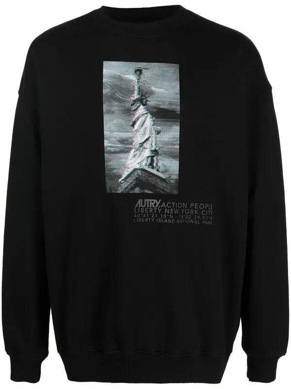 AUTRY o1y0526 Logo Sweatshirt in Black Size US S / EU 44-46 / 1 - 1 Thumbnail