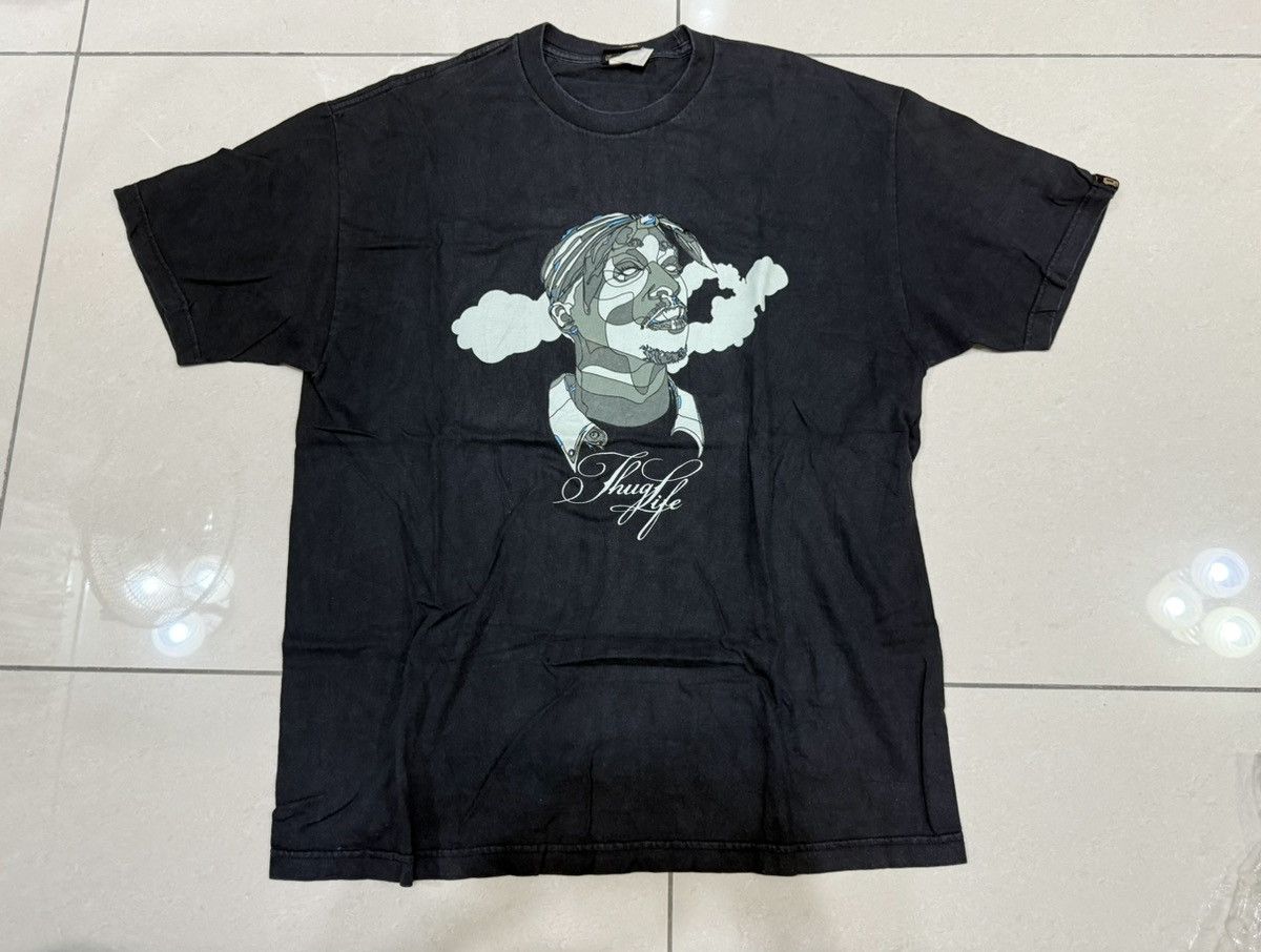 Rap Tees × Vintage Vintage 90s 2000s Tupac T Shirt Raptees Y2K Size US XL / EU 56 / 4 - 1 Thumbnail